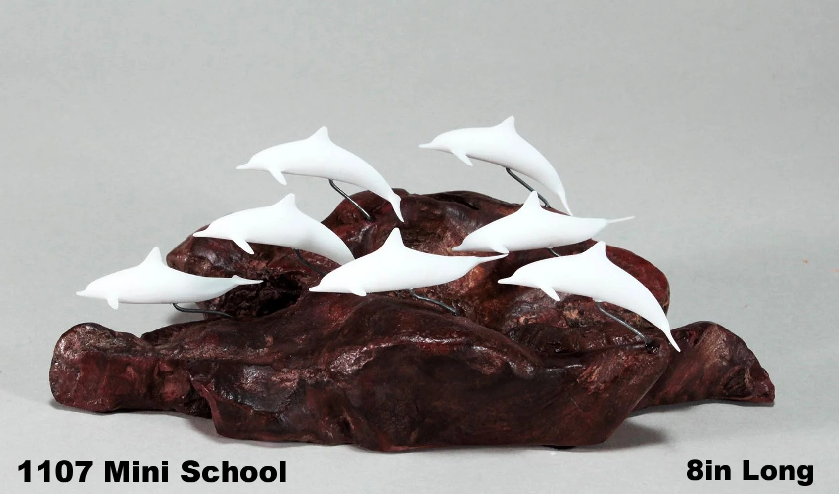 Dolphin-*様 リクエスト 5点 まとめ商品 Dolphins on Burlwood — John Perry Studio